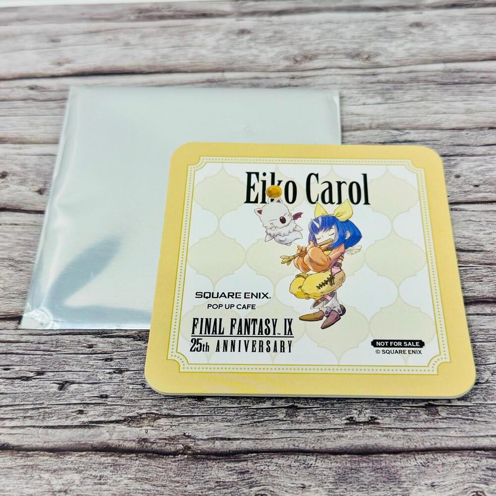 Final Fantasy IX 25th Anniversary Eiko Carol Square Enix Cafe Coaster US Seller